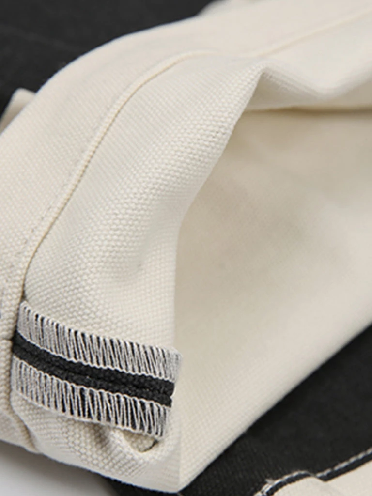 Bob Dong Heavyweight Wide Stripe Asymmetrical Pocket Pants NEW ARRIVALS 5 Bob Dong Heavyweight Wide Stripe Asymmetrical Pocket Pants NEW ARRIVALS