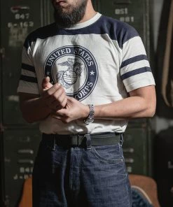 Bronson MFG. CO. 1970s USMC Semper Fi Print Athletic T-Shirt