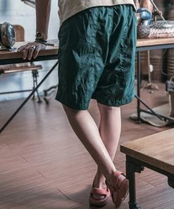 Non Stock MFG. CO. Nylon Climber's Shorts - Green BOTTOMS