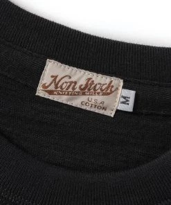 Non Stock MFG. CO. May 2022 Heavyweight US Cotton Gusset Tubular T-Shirt - Black