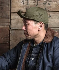 Bronson MFG. CO. ACCESSORIES USAAF WWII Type A-3 Cap - Olive