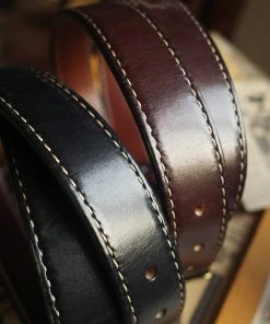 Old Selling Leather Vintage Style Leather Reversible Belt ACCESSORIES