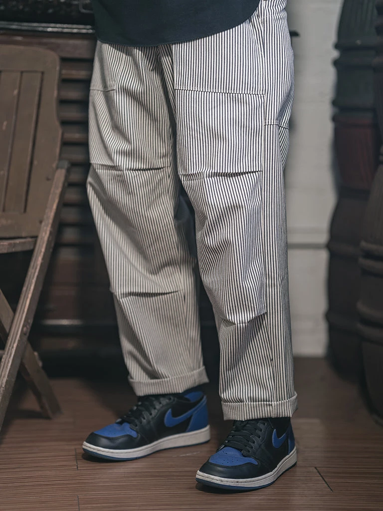Non Stock MFG. CO. Loose Climbers' Pants - Stripe May 2022 3 Non Stock MFG. CO. Loose Climbers' Pants - Stripe May 2022