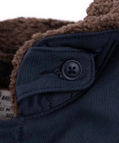 Non Stock MFG. CO. 1940s US Navy N-1 Deck Jacket - Faux Fur Inner - Navy June 2022