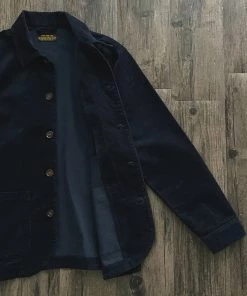 NVGS MFG. & Co. 1940s French Indigo Corduroy 3 Pocket Workwear Jacket