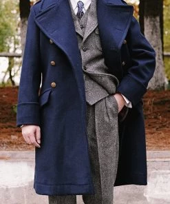 Annual Ring TOPS 1940s Model British Royal Air Force Officer's Greatcoat