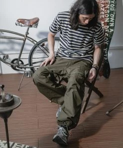 Bronson MFG. CO. French Sailor Boat Neck Breton Stripe T-Shirt - Navy/White BEST SELLERS 16 Bronson MFG. CO. French Sailor Boat Neck Breton Stripe T-Shirt - Navy/White BEST SELLERS