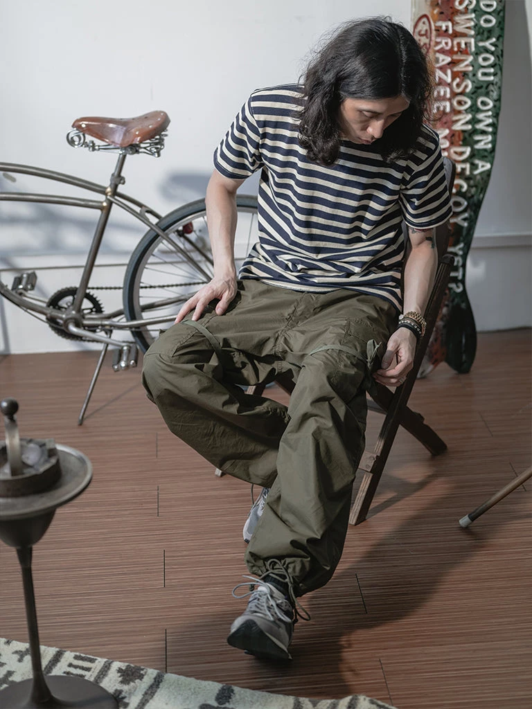 Bronson MFG. CO. French Sailor Boat Neck Breton Stripe T-Shirt - Navy/White BEST SELLERS 6 Bronson MFG. CO. French Sailor Boat Neck Breton Stripe T-Shirt - Navy/White BEST SELLERS