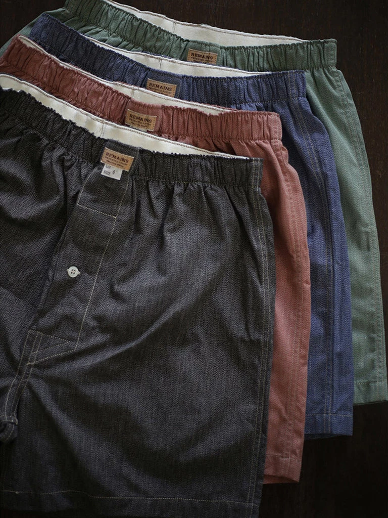 Remains Clothing 1950s Retro Salt & Pepper Boxer Shorts - Green Back In Stock 6 Remains Clothing 1950s Retro Salt & Pepper Boxer Shorts - Green Back In Stock