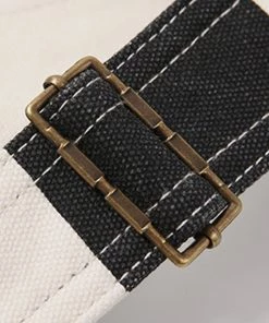 Bob Dong Wide Stripe Prisoner Style Motorcycle High Back Vintage Bib Overalls BOTTOMS