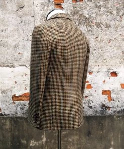 Annual Ring 1950s Three-Button Houndstooth Tweed Tailored Jacket TOPS