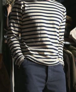 Bronson MFG. CO. French Breton Sailor Stripe Boat Neck Long Sleeve T-Shirt Back In Stock 11 Bronson MFG. CO. French Breton Sailor Stripe Boat Neck Long Sleeve T-Shirt Back In Stock