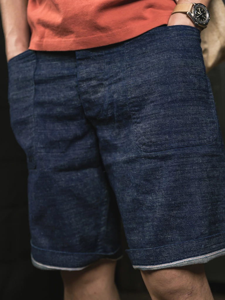 Bronson MFG. CO. NEW ARRIVALS 1940s WWII USN 10.5 Oz Denim Dungaree Deck Shorts 3 Bronson MFG. CO. NEW ARRIVALS 1940s WWII USN 10.5 Oz Denim Dungaree Deck Shorts