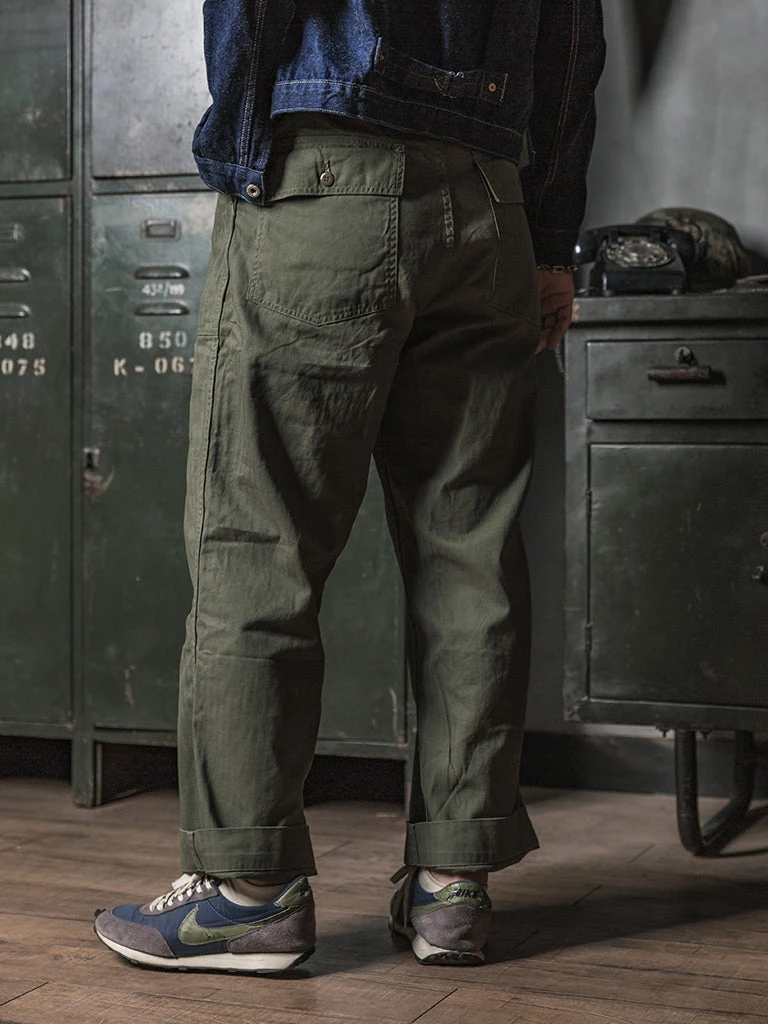 Bronson MFG. CO. 1947 1st 838A OD7 Fatigue Utility Pants Back In Stock 5 Bronson MFG. CO. 1947 1st 838A OD7 Fatigue Utility Pants Back In Stock