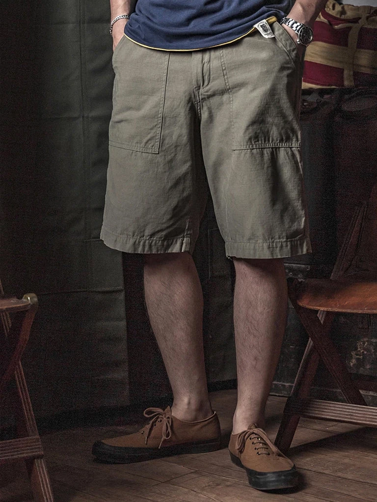 Non Stock MFG. CO. BEST SELLERS Vietnam War OG107 Fatigue Utility Shorts - Olive 3 Non Stock MFG. CO. BEST SELLERS Vietnam War OG107 Fatigue Utility Shorts - Olive