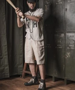 Bronson MFG. CO. WWII Military Baseball Shirt - AIEA NH NEW ARRIVALS