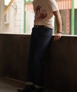 Annual Ring WWI US Tank Corps Black Toms Print Crewneck T-Shirt