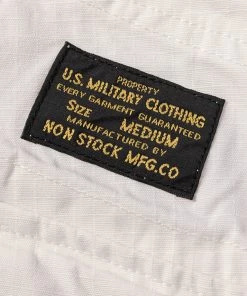 Non Stock MFG. CO. May 2022 8.5 Oz Cotton Ripstop Cargo Shorts - White