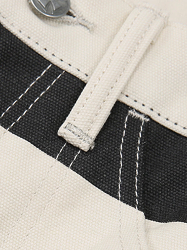 Bob Dong Heavyweight Wide Stripe Asymmetrical Pocket Pants NEW ARRIVALS 6 Bob Dong Heavyweight Wide Stripe Asymmetrical Pocket Pants NEW ARRIVALS