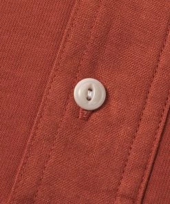 Bronson MFG. CO. Vintage Short Sleeve Henley T-Shirt - Red Back In Stock 28 Bronson MFG. CO. Vintage Short Sleeve Henley T-Shirt - Red Back In Stock