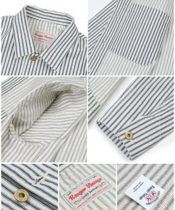 Ranger Overall Vintage Denim Striped Jacket NEW ARRIVALS 11 Ranger Overall Vintage Denim Striped Jacket NEW ARRIVALS