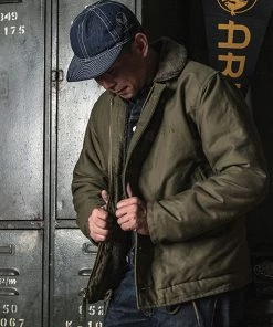 Bronson MFG. CO. USAAF WWII Type A-3 Cap - Indigo ACCESSORIES 8 Bronson MFG. CO. USAAF WWII Type A-3 Cap - Indigo ACCESSORIES