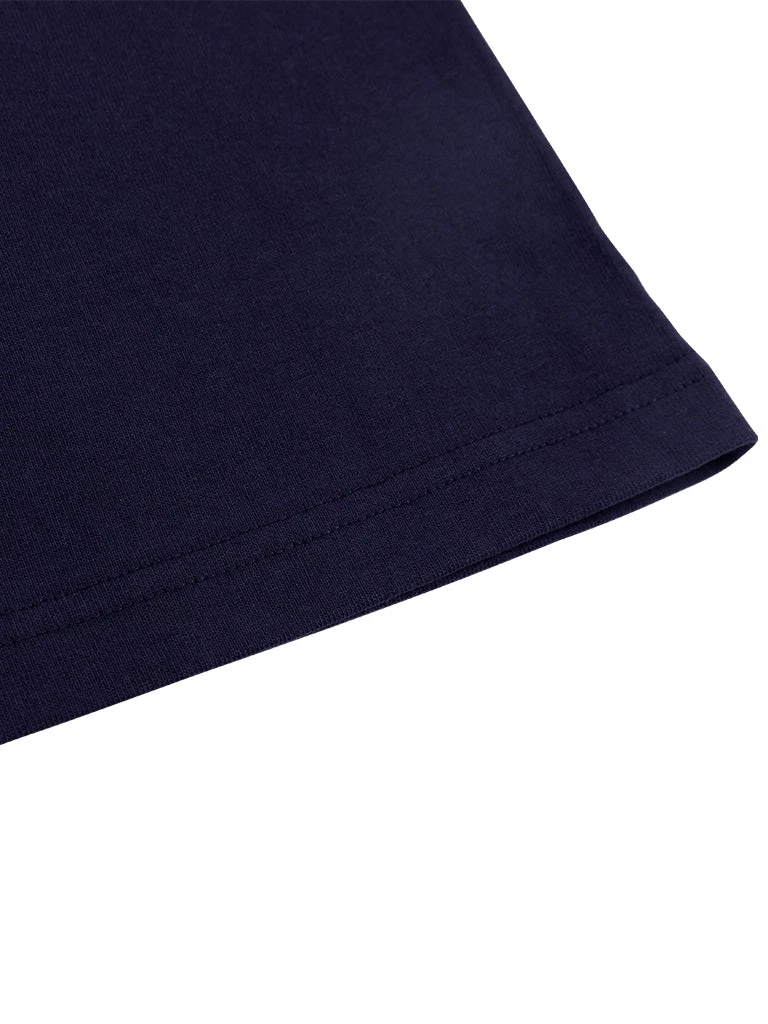 Non Stock MFG. CO. TOPS 9 Oz Cotton Tubular T-Shirt - Navy 10 Non Stock MFG. CO. TOPS 9 Oz Cotton Tubular T-Shirt - Navy
