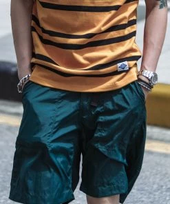 Non Stock MFG. CO. Nylon Climber's Shorts - Green BOTTOMS