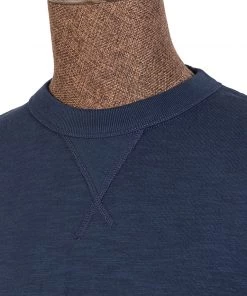 Non Stock MFG. CO. Heavyweight US Cotton Gusset Tubular T-Shirt - Indigo