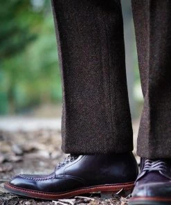 Annual Ring BOTTOMS 1920s Chocolate Brown Tweed Trousers