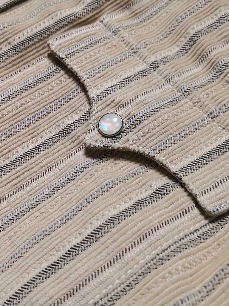 Annual Ring TOPS 1950s 8 Oz Striped Corduroy Western Shirt 8 Annual Ring TOPS 1950s 8 Oz Striped Corduroy Western Shirt