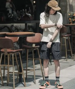 Non Stock MFG. CO. 9.8 Oz Cotton Classic Pocket T-Shirt - Apricot TOPS