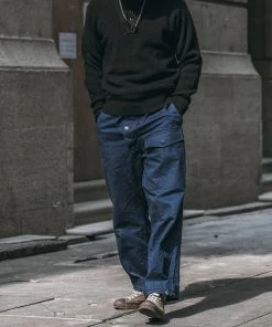 Bronson MFG. CO. TOPS US Army High Neck Wool Sweater - Black