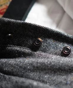 Annual Ring 1940s Hollywood Waistband Coloured Speckle Tweed Trousers