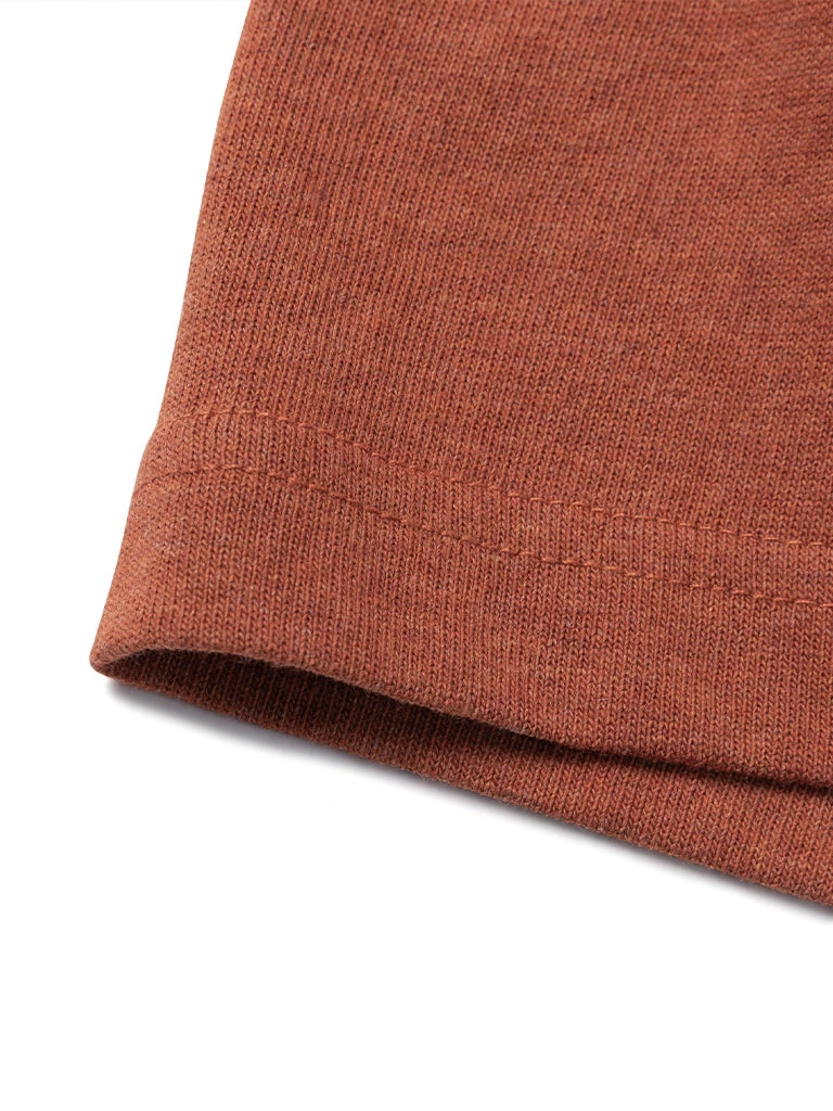 Non Stock MFG. CO. 9 Oz Cotton Tubular T-Shirt - Orange Red 11 Non Stock MFG. CO. 9 Oz Cotton Tubular T-Shirt - Orange Red