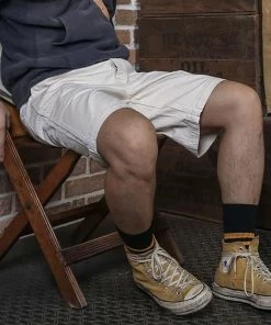 Bronson MFG. CO. BOTTOMS 1940s WWII USN 12 Oz HBT Fatigue Deck Shorts