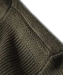 Bronson MFG. CO. USAAF Type A-1 V-neck Mechanics Sweater - Olive TOPS
