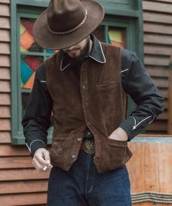 Bronson MFG. CO. 1910s Retro Corduroy Vest