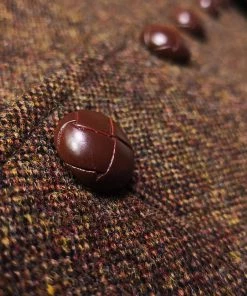 Annual Ring TOPS Brown Tweed Hunting Vest