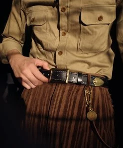 Old Selling Leather Vintage Style Leather Reversible Belt ACCESSORIES