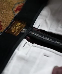 Annual Ring 1940s Hollywood Waistband Coloured Speckle Tweed Trousers