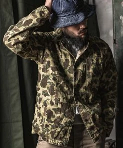 Bronson MFG. CO. TOPS WWII USMC Type P-42 Duck Hunter Camo Jacket