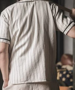 Bronson MFG. CO. WWII Military Baseball Shirt - AIEA NH NEW ARRIVALS