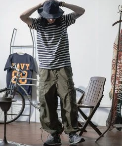 Bronson MFG. CO. French Sailor Boat Neck Breton Stripe T-Shirt - Navy/White BEST SELLERS 15 Bronson MFG. CO. French Sailor Boat Neck Breton Stripe T-Shirt - Navy/White BEST SELLERS