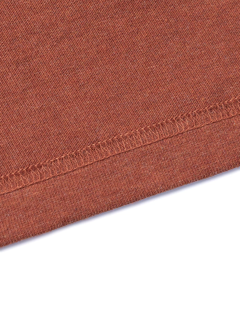 Non Stock MFG. CO. 9 Oz Cotton Tubular T-Shirt - Orange Red 12 Non Stock MFG. CO. 9 Oz Cotton Tubular T-Shirt - Orange Red