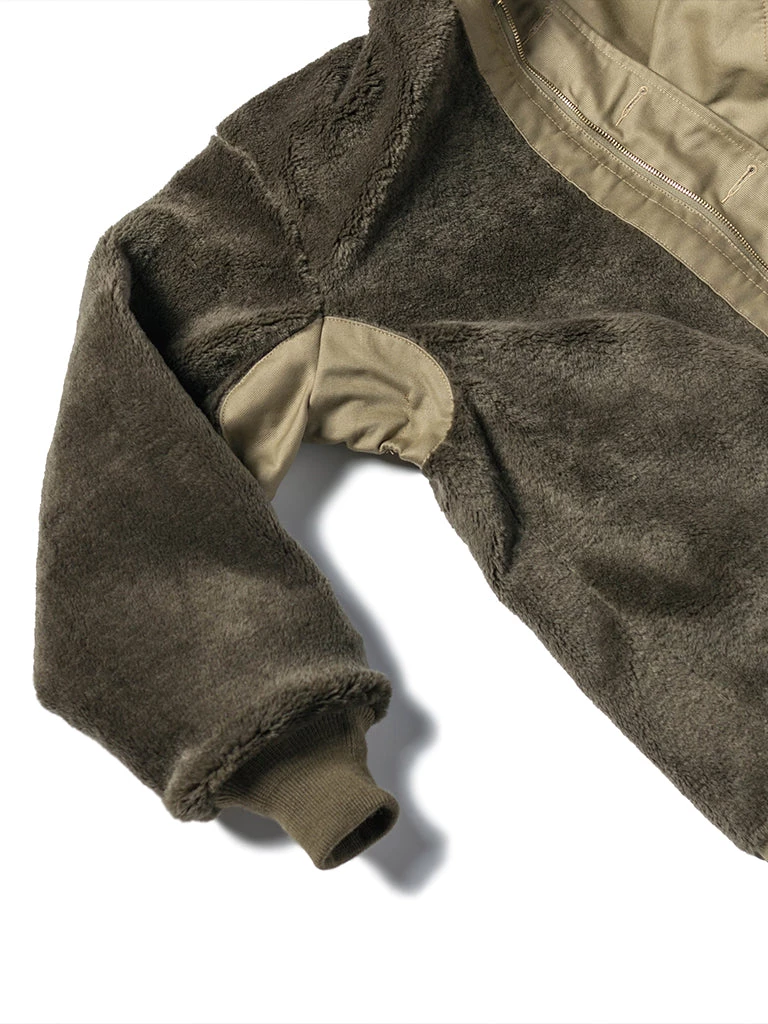 Bronson MFG. CO. TOPS 1940s USN Type N-1 Deck Jacket - Khaki Stencil 16 Bronson MFG. CO. TOPS 1940s USN Type N-1 Deck Jacket - Khaki Stencil