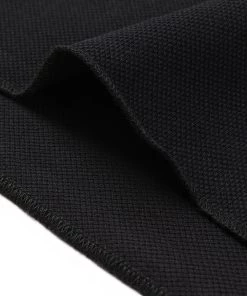 Non Stock MFG. CO. 9.8 Oz Cotton Pique Baseball T-Shirt - Black TOPS