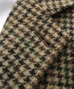 Annual Ring 1950s Three-Button Houndstooth Tweed Tailored Jacket TOPS