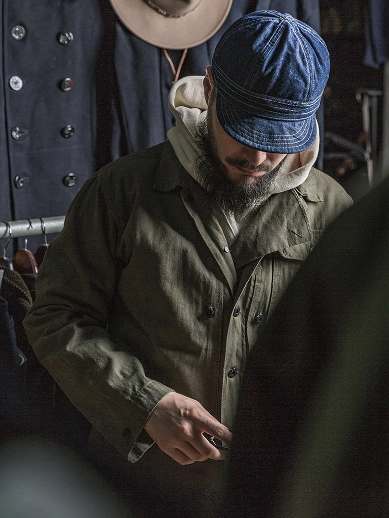 Bronson MFG. CO. NEW ARRIVALS USMC P-44 HBT Utility Jacket 7 Bronson MFG. CO. NEW ARRIVALS USMC P-44 HBT Utility Jacket