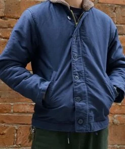 Non Stock MFG. CO. 1940s US Navy N-1 Deck Jacket - Faux Fur Inner - Navy June 2022